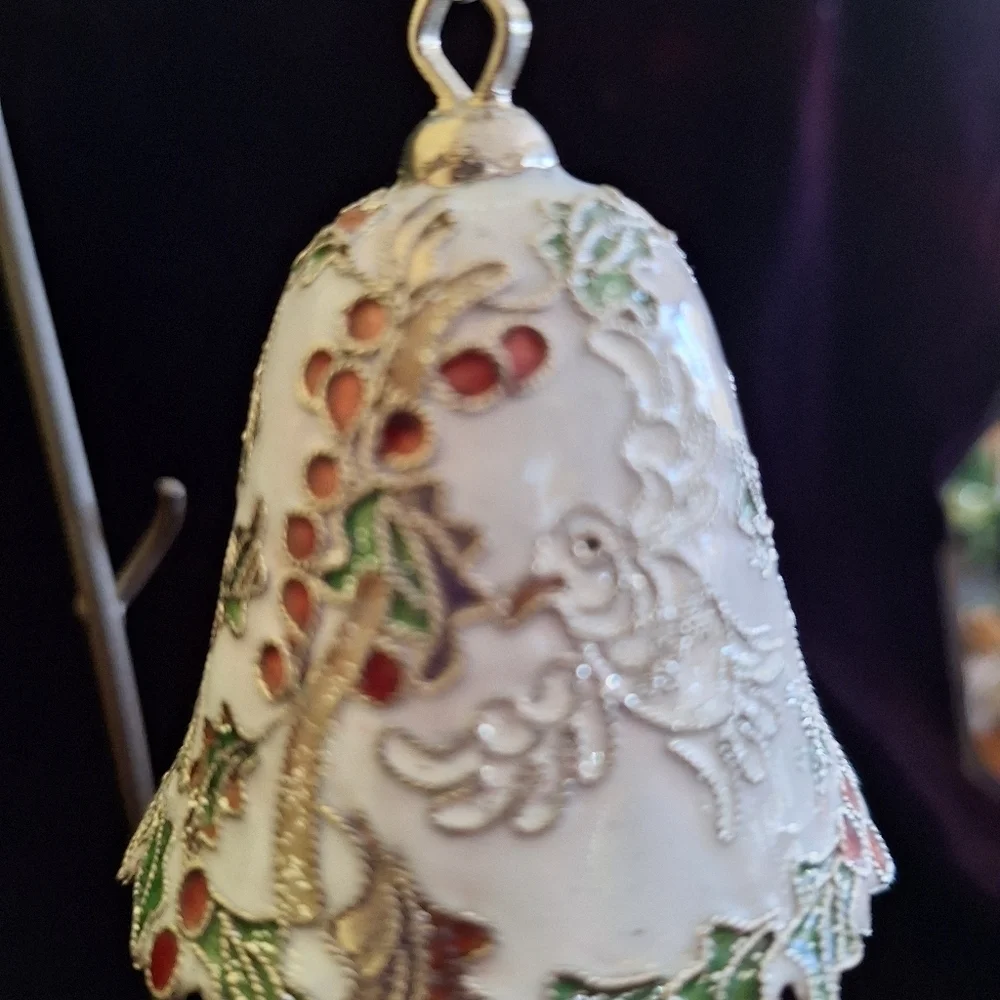 Cloisonni Christmas bell